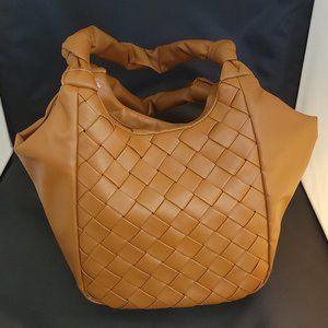 Charming Charlie Quilted Tote Handbag